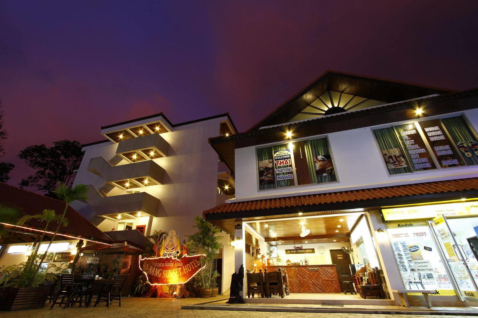 Aonang Sunset Hotel - Sha Extra Plus Ao Nang Zewnętrze zdjęcie